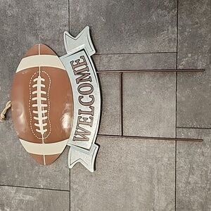Welcome Football Yard Stake